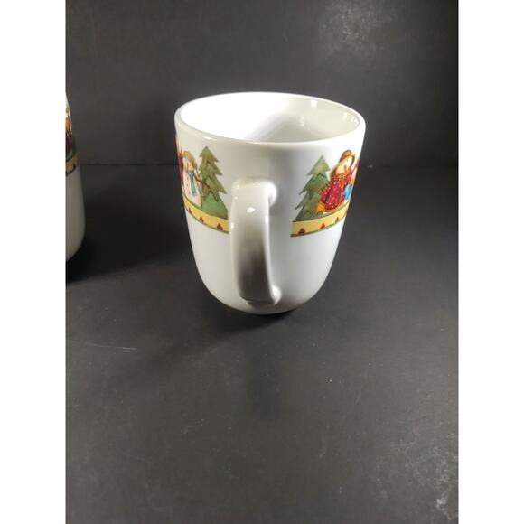 Gibson Christmas Snowmen Coffee Cocoa Cups Mug Lot Of 2 - Picture 6 of 8
